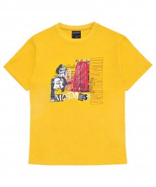 HUMANBEING COLLAGE T-SHIRT - YELLOW