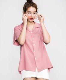 SP 레이온 베이직 셔츠-핑크