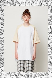 RAGLAN STRING TEE BEIGE