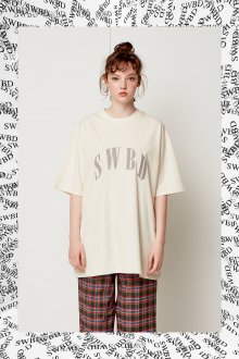 SWBD LOGO BASIC TEE 18SS IVORY