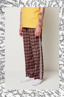 TAPE TARTAN PANTS GREEN