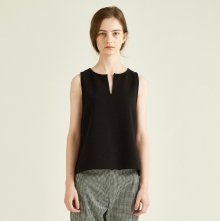 18 S/S SUMMER SLEEVELESS-LESS TOP BK