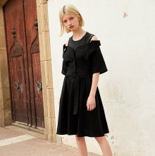 18SS SUMMER DROP OFF SHOULDER DRESS