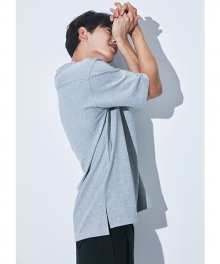 YORK OVER FIT T-SHIRT(GRAY)