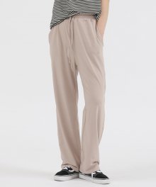 R UNISEX WIDE PANTS BEIGE