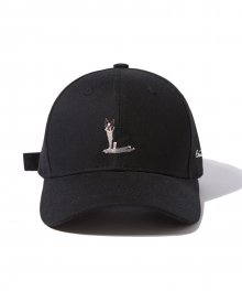 DOG LOGO BALL CAP (BLACK) [GCA017G13BK]