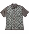 USF PAISLEY HALF SHIRTS OLIVE