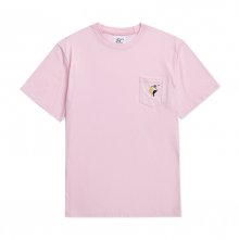 ILP 라라 포켓 1/2 티셔츠 핑크
