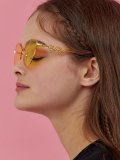 EYEYE CAT EYE SUNGLASS_YELLOW (EEOG2ACY04W)