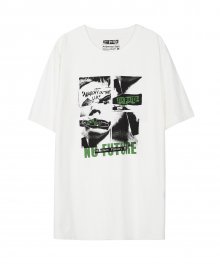 유니섹스 섹스피스톨즈 콜라보레이션 티셔츠  atb215u(White/No Future)