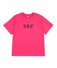 5.B.O 시그니처 티셔츠_핑크