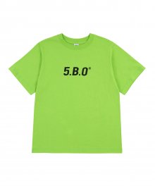 5.B.O 시그니처 티셔츠_옐로우 그린
