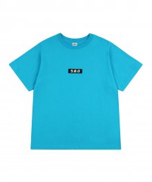 5.B.O 박스 로고 티셔츠_스카이 블루