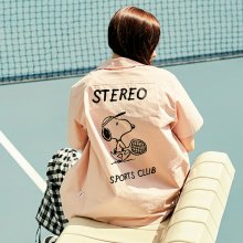 [SM18 Peanuts] Cotton S/S Shirts(Pink)