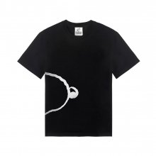 [SM18 Peanuts] Snoopy Oversized T-Shirts(Black)