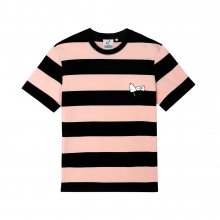 [SM18 Peanuts] Snoopy Stripe T-Shirts(Pink)