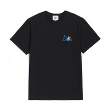 ILP HS 로고 1/2 티셔츠 블랙