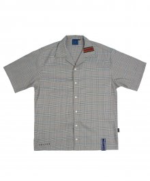 Glen Check Half Shirt