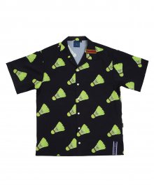 Shuttlecock Bowling Shirt_Black