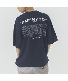 MMD Keyboard T Shirt_Navy