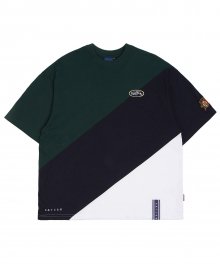 Division Color Block T Shirt_Navy