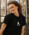 에이 컨텐츠 랩(ACONTENTSLAB) A.C.L Logo T-shirts - BLACK