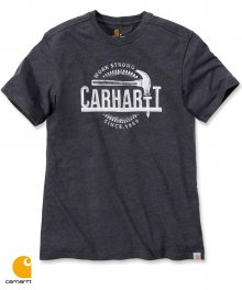 103202 HAMMER GRAPHIC T-SHIRT S/S (CARBON HEATHER)