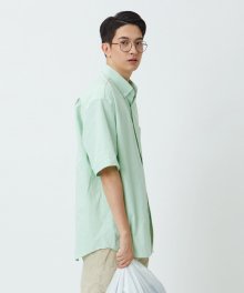 Cotton Short Sleeve Shirts (Light Green)