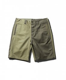 Jean Army Oversized Shorts Olive Multi