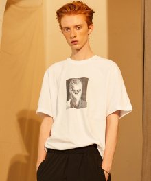 Stripped Face Tee 02_ White