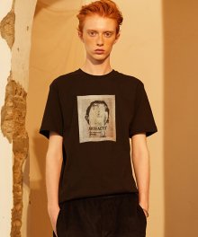 Stripped Face Tee 01_ Black