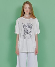 DRAWING T-SHIRT [OFF WHITE]