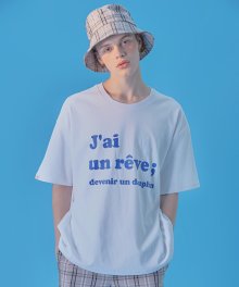 핫썸머 French 반팔티셔츠_화이트