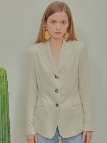 BELTD JACKET-BEIGE