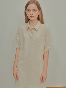 NATURAL STICH ONE PIECE-BEIGE