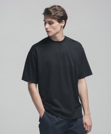 레이온 에센셜 티셔츠 BLACK