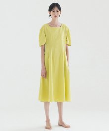 Square Dress-Lime