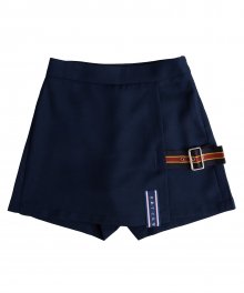 Lap Skirt Pants_Navy