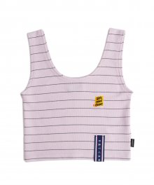 Stripe Knit Sleeveless_Purple