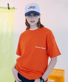 [앤커버] 크랙 티셔츠-오렌지