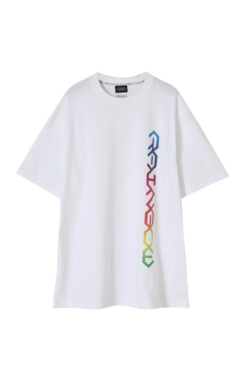 제이앤제이인터내셔널(JAJ INTERNATIONAL) RAINBOW VERTICAL TEE WHITE - 사이즈 & 후기 | 무신사