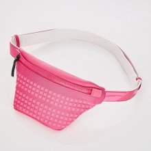 [S.P.U] Block volume fanny-bag (Pink)