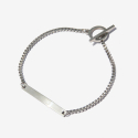 러쉬오프(RUSH OFF) Bending Square Chain Bracelet/ 벤딩 스퀘어 체인팔찌