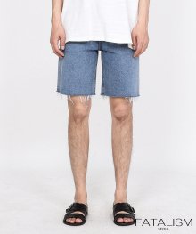 [기획상품]#0142 middle blue standard 1/2 short pants
