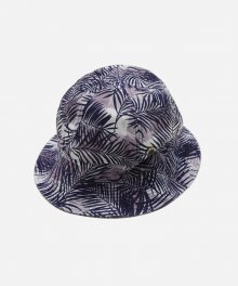 IMAGINATION BUCKET HAT _ CHECKED PALM VIOLET