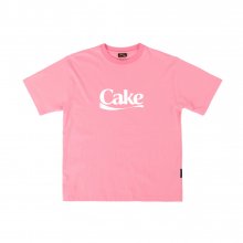 Cake Logo 1/2 T-shirts_Pink