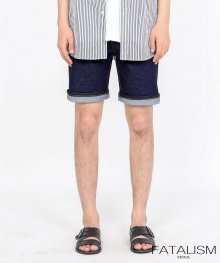 [기획상품]#0144 indigo standard 1/2 short pants