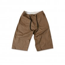 3/4 fatigue string shorts -light brown-