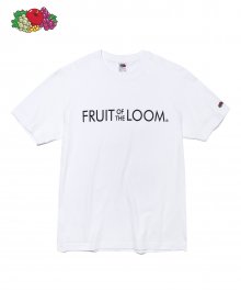 [Asian fit] 210g FTL LOGO T-SHIRTS WHITE