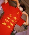 [사은품증정] 유니섹스 페이머스 반팔 티셔츠 (RED)